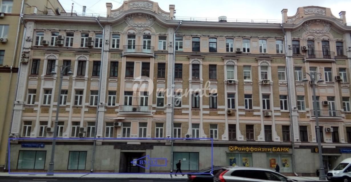 Торговое помещение 233.5 м² рядом с метро Белорусская, 1-я Тверская-Ямская  ул., д. 15 - аренда без посредников