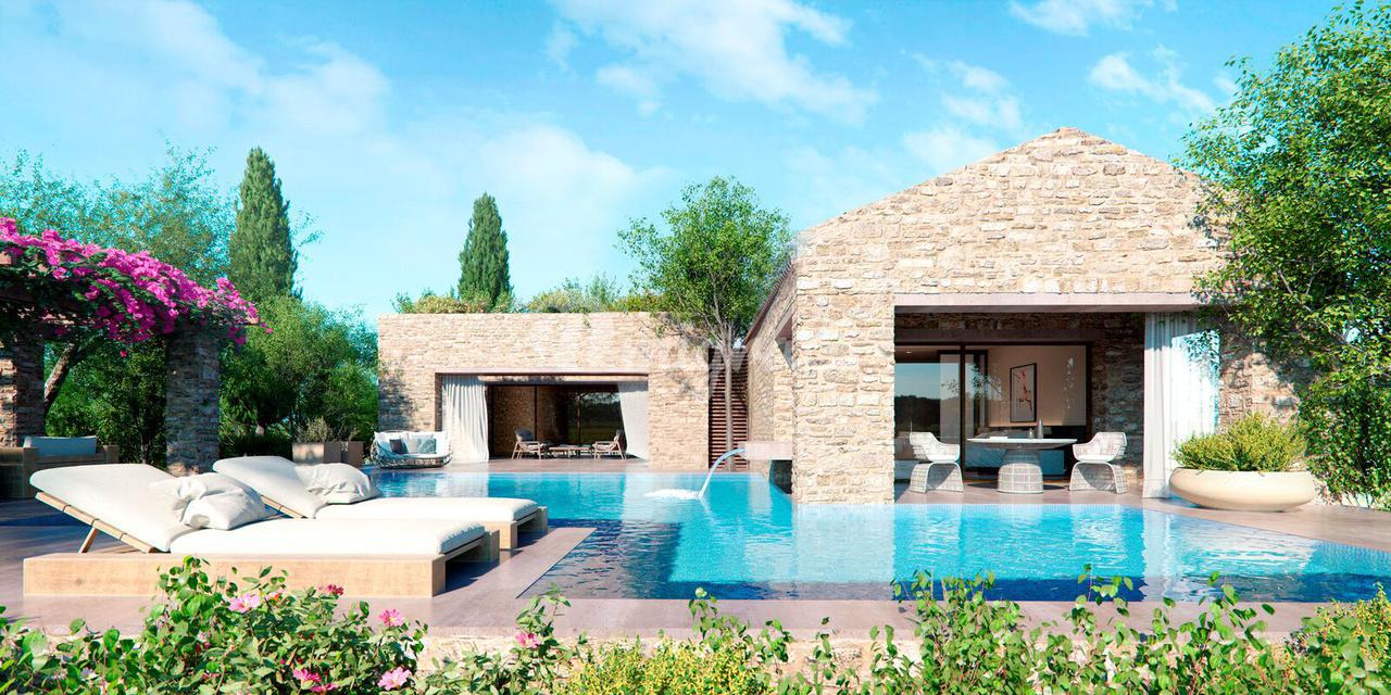 Вилла с видом на гольф-поле