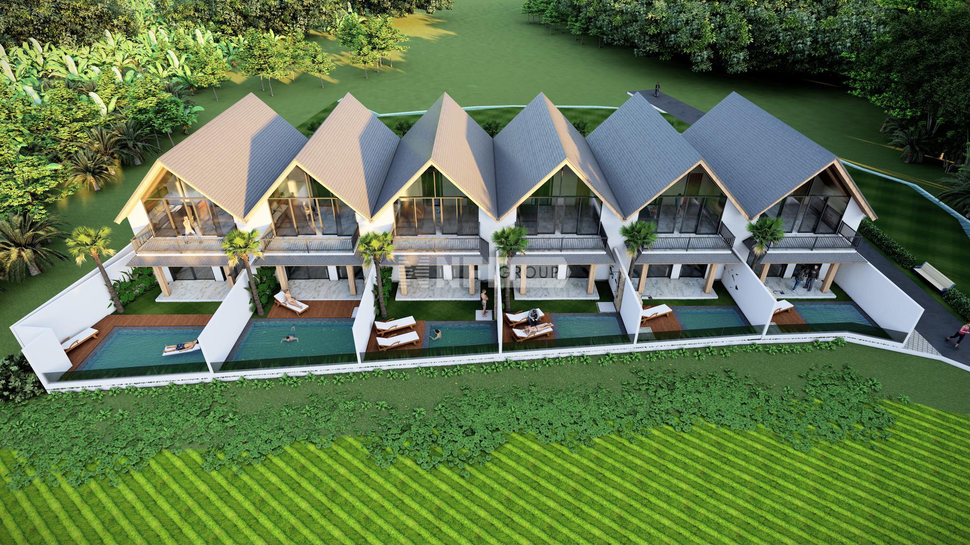 Современный комплекс таунхаусов в Чангу (ASGARD SUNSET CANGGU)