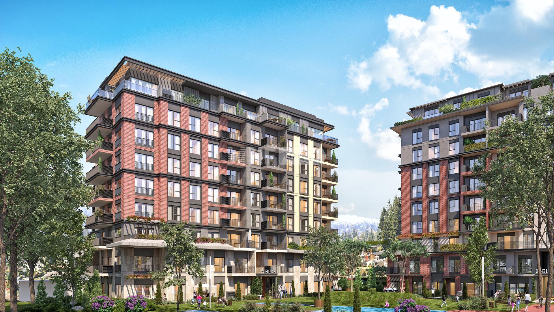 Престижный жилой комплекс в деловом районе Стамбула (IST203 -DAP YENI LEVENT)