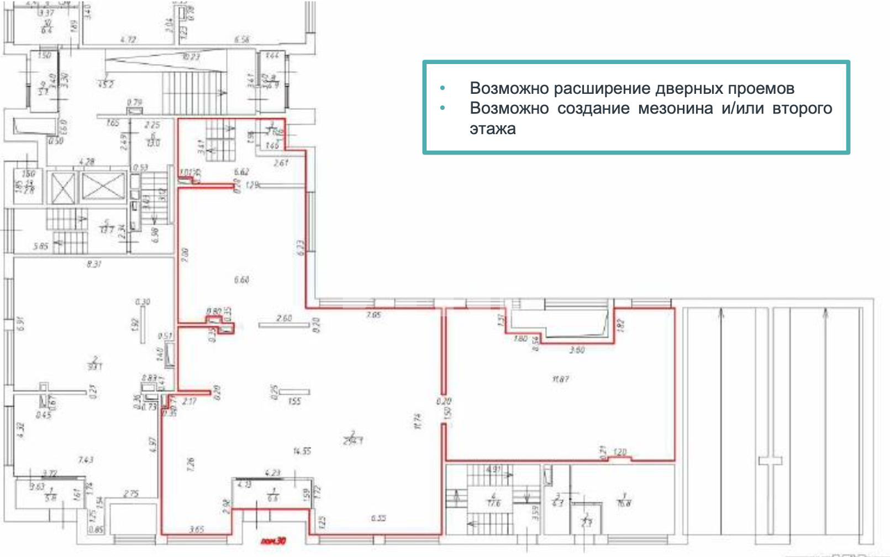 Торговое помещение 303.3 м² рядом с метро Спартак, Волоколамское шоссе, 71,  корп. 2 - аренда без посредников