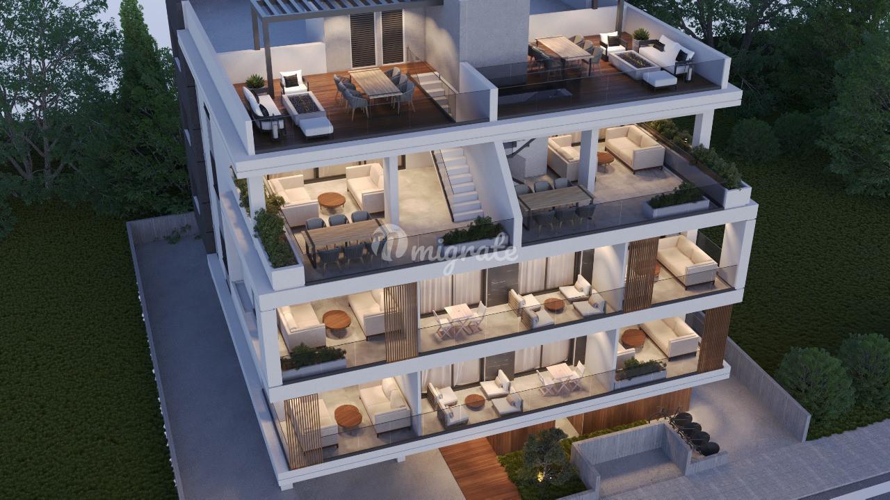 Пентхаус с 2 спальнями в Агиос Николаосе, Ларнака
 (2 Bedroom Apartment Penthouse in Agios Nikolaos, Larnaca)