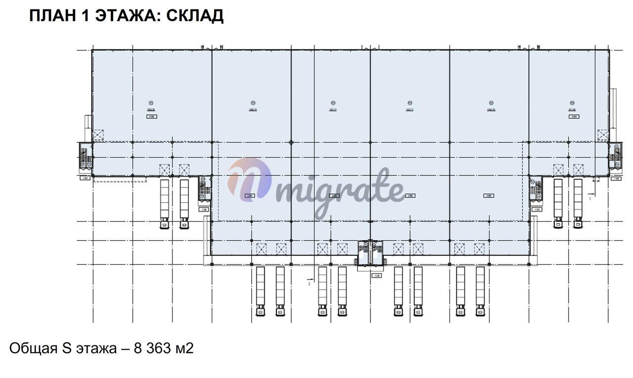 Аренда - Складской Комплекс Николо-Хованский, 2000.0 - 12488.0.