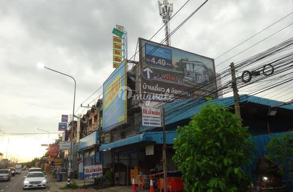 Здания целиком на продажу (3-story shophouse for sale, next to the main road, Soi Wat Lat Pla Duk, Nonthaburi.)