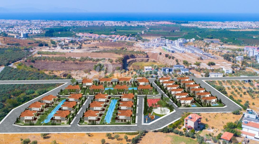 Концептуальные виллы с видом на море и горы в Кушадасы (Villas Milki Concept Neerg Kusadasi AD 0077)