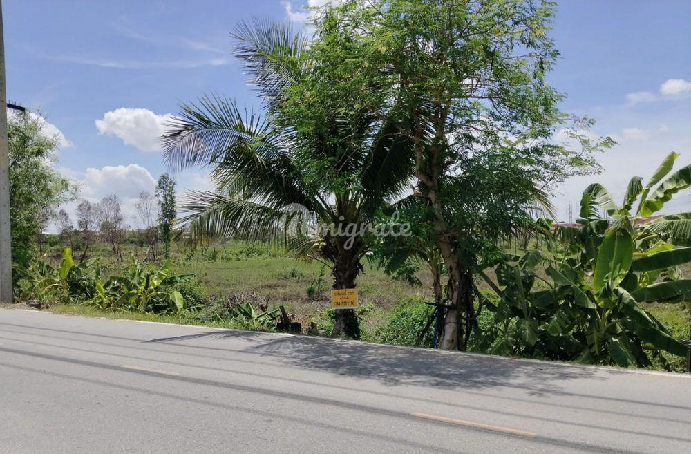 Земельный участок на продажу (Empty land for sale Udomsorayuth Road Bang Krasan Subdistrict, Bang Pa-in, Ayutthaya)