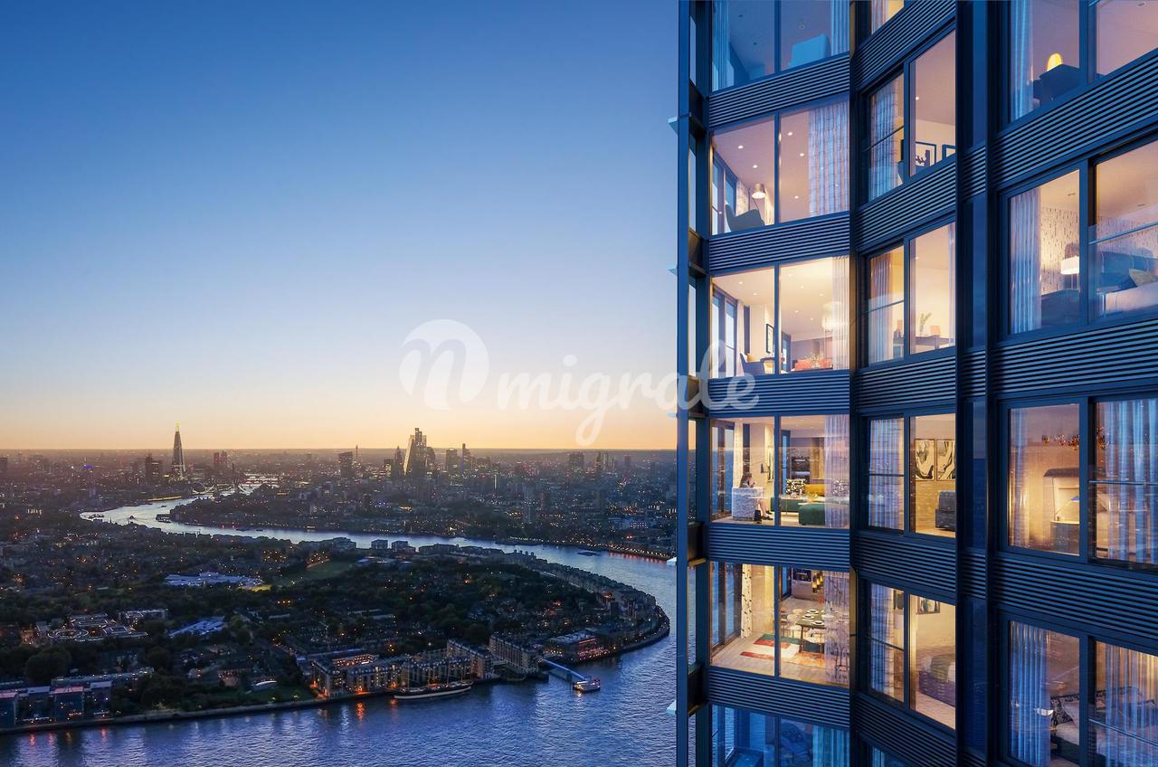 Квартира в 43.1 Aspen Consort Place  Marsh Wall, London, E14