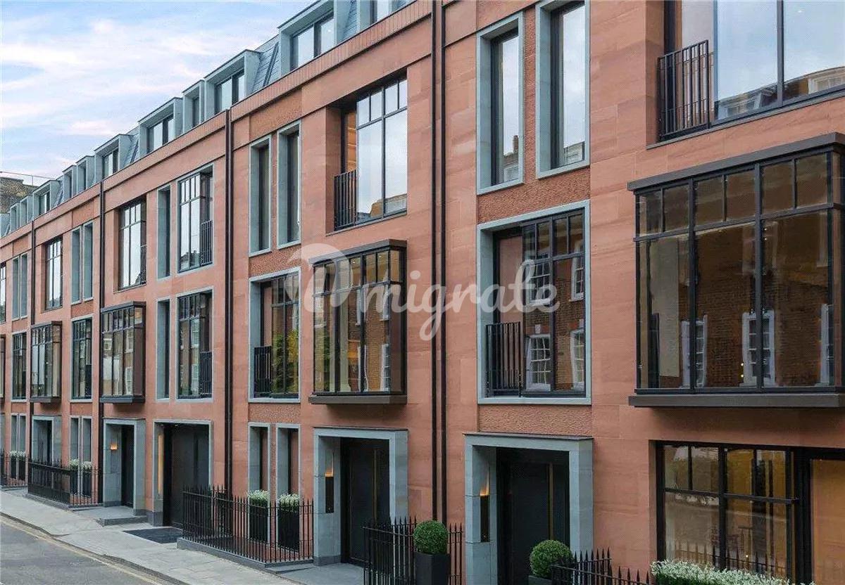 Новые современные таунхаусы на тихой улице Найтсбриджа (Knighton Place Knightsbridge | KFGlobal: SLA140247-Dev)