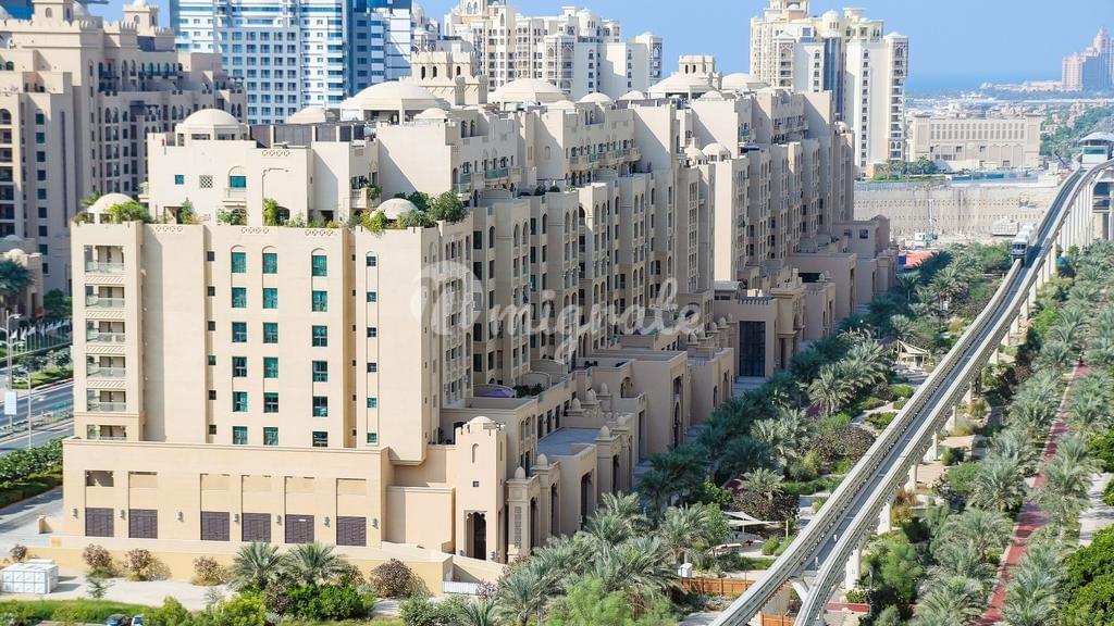 Жилой комплекс с панорамными видами на Палм-Джумейра (Golden Mile (Yasin))