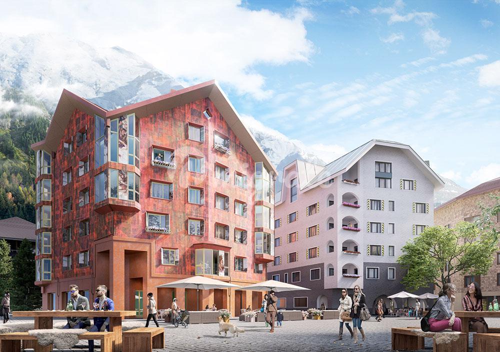 Апартаменты в жилом комплексе на горнолыжном курорте (Alpenrose Andermatt Swiss Alps)