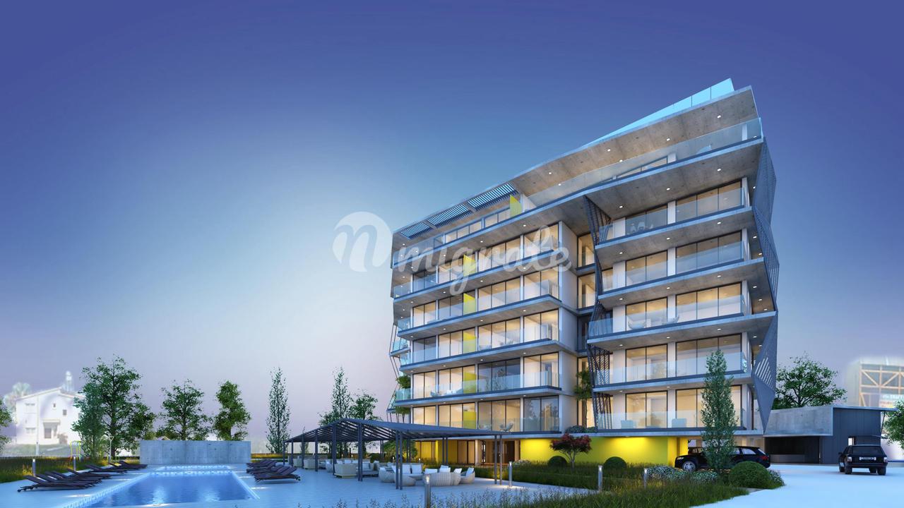 Апартаменты в новом жилом комплексе рядом с морем (Vasileon Paphos)