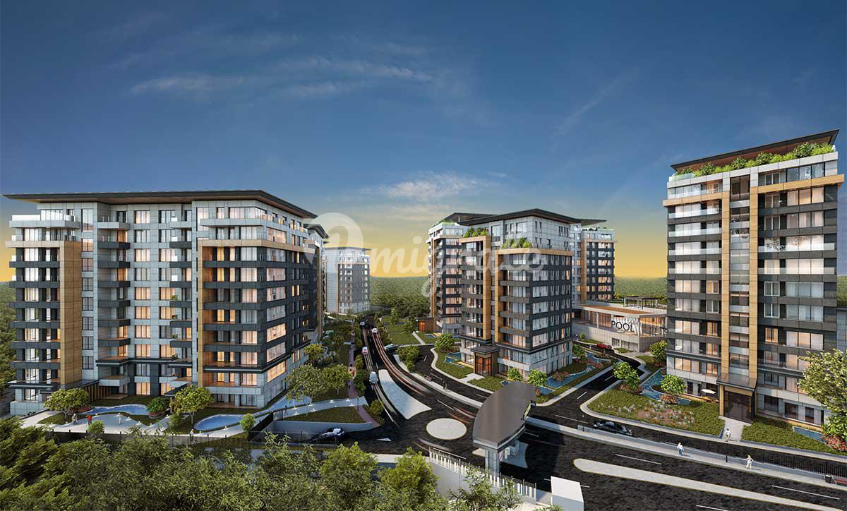 Престижный семейный комплекс рядом с лесом в Стамбуле (IST239 - Avrupa konaklari çamlivadi)