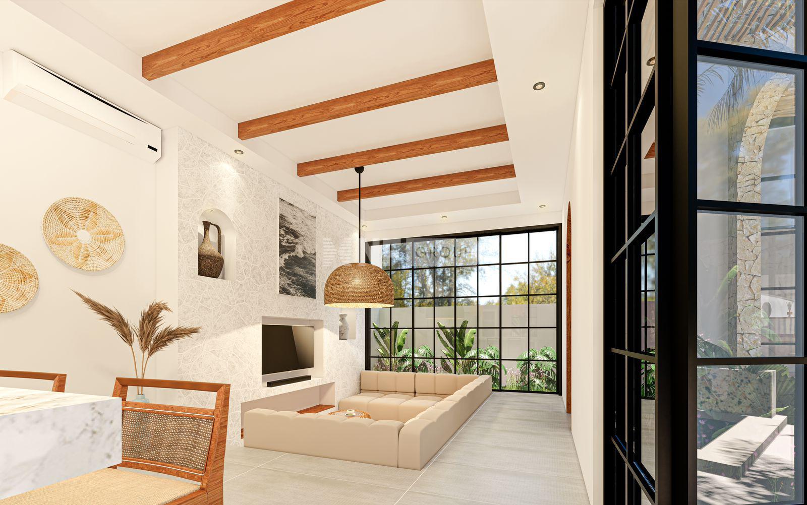 Однокомнатная вилла рядом с пляжем (Bingin Palm Residence YOLLA VILLAS)