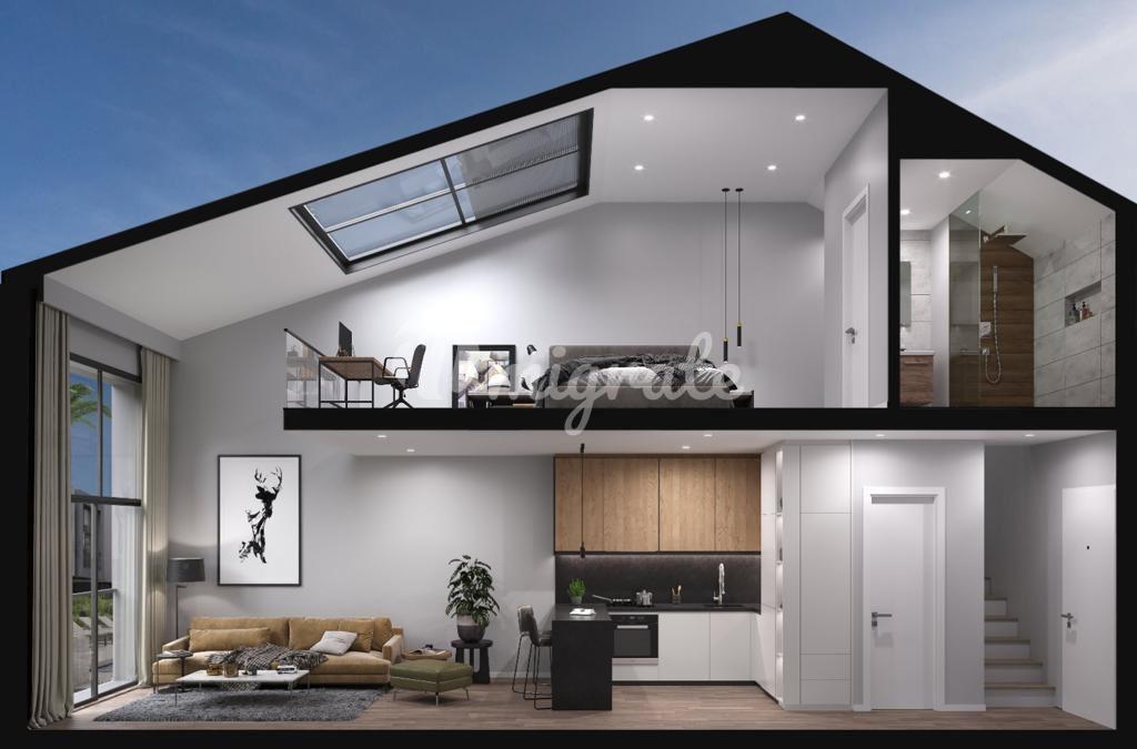 Современные лофты с мебелью в Бодруме (Genius Mugla 1)