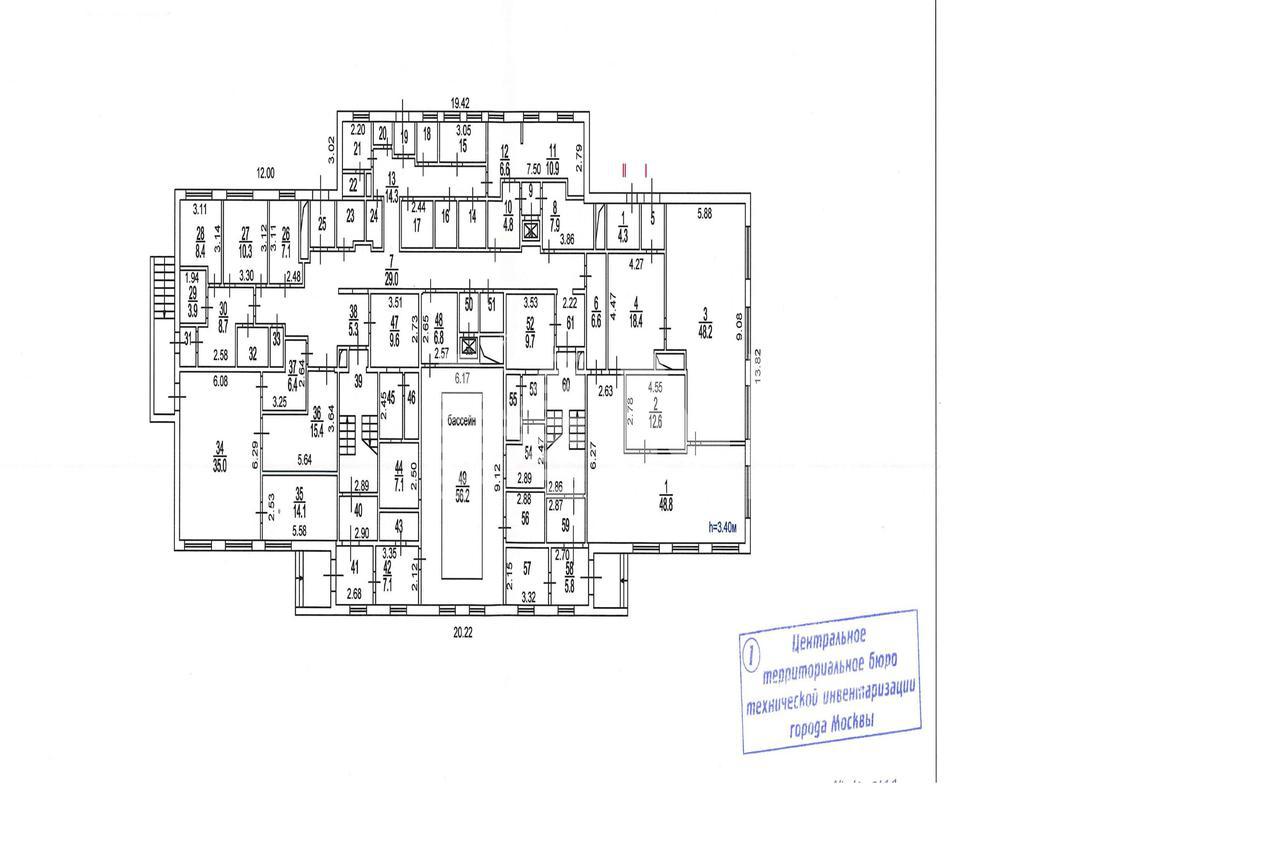 Продажа офиса 2 274 м², -1-3 этаж - Капельский, Москва | Лот os33111