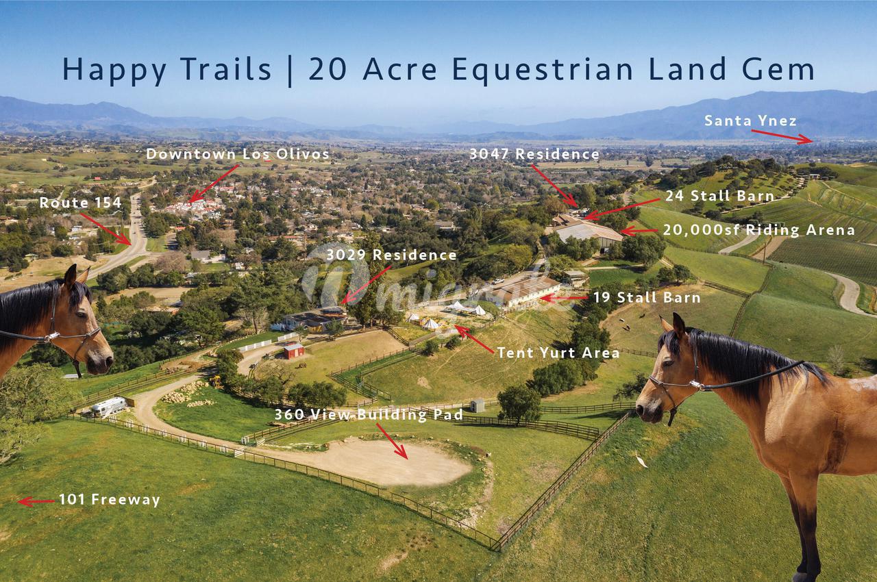 Ферма/Особняк в 3047 Ballard Canyon Road - Santa Ynez, California