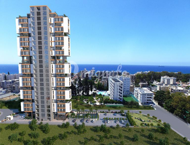 Апартаменты в высотном здании в центре Лимасола (i100 Residence )