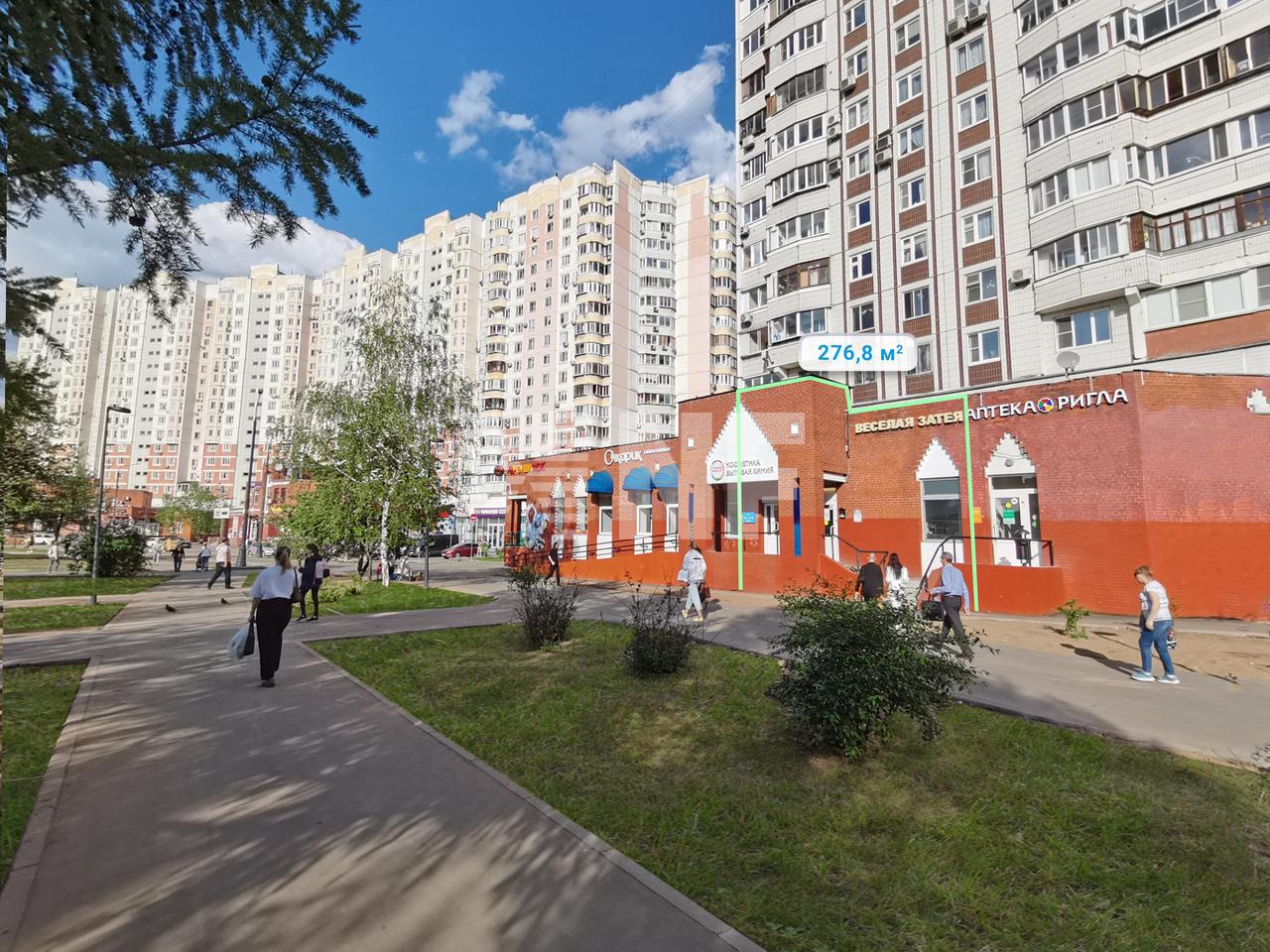 Торговое помещение 288.4 м² рядом с метро Братиславская, Братиславская ул.,  д. 15, к. 1 - продажа без посредников