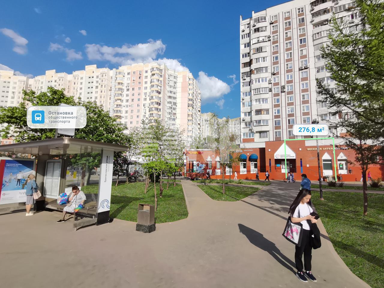 Торговое помещение 288.4 м² рядом с метро Братиславская, Братиславская ул.,  д. 15, к. 1 - продажа без посредников