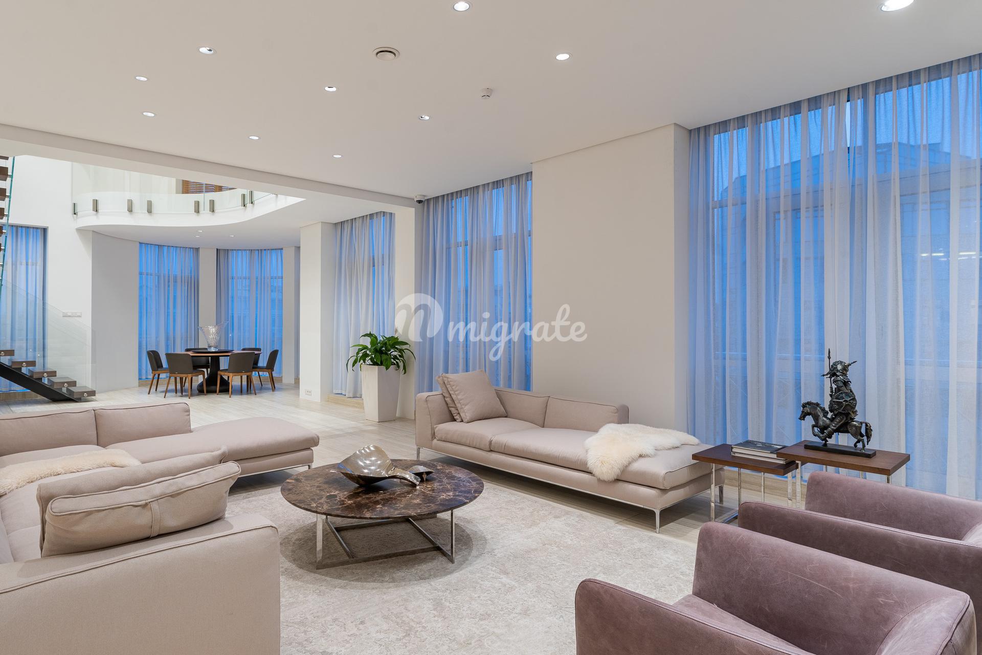 Современный 🏠 пентхаус 363 м² в Санкт-Петербурге ЖК Динамовская 2 по ...