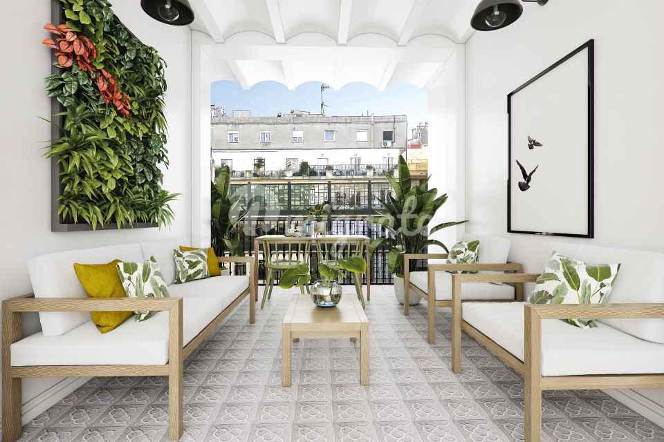Солнечные апартаменты в Барселоне в Испании