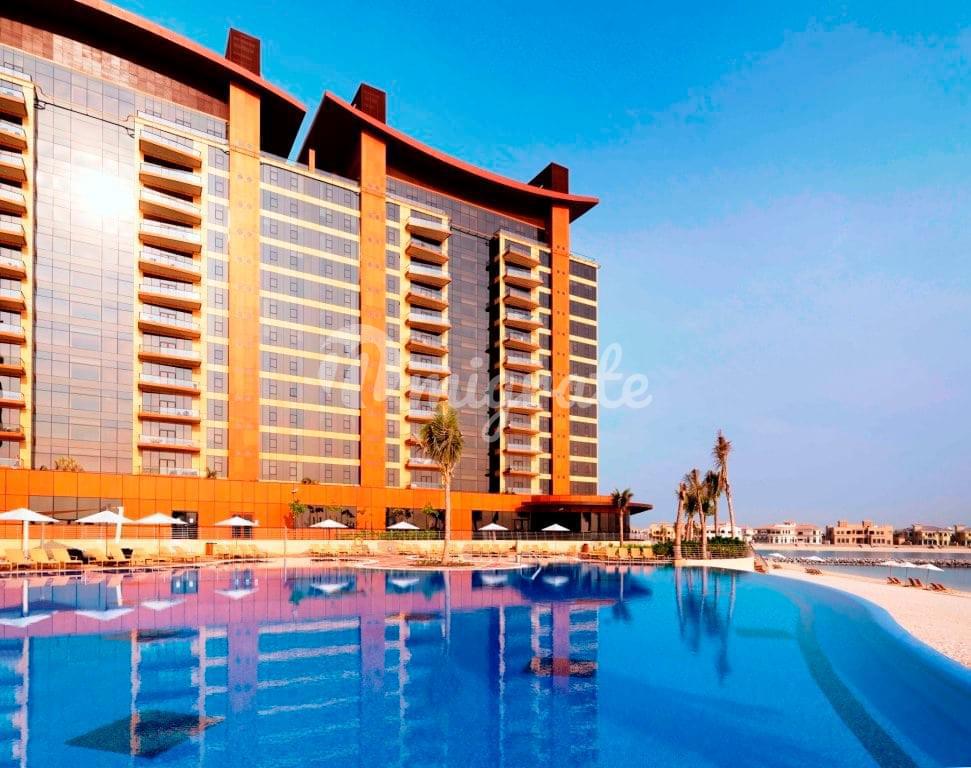 Жилой комплекс на самом уединенном острове архипелага Палм-Джумейра (Tiara Residences (Yasin))