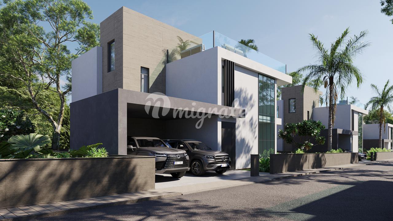 Закрытый жилой комплекс вилл с бассейнами и террасами на крыше (Elite Residences (Medousa))