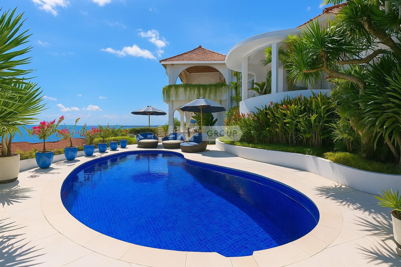 Luxury Mediterranean-Inspired Villa with Panoramic Ocean Views