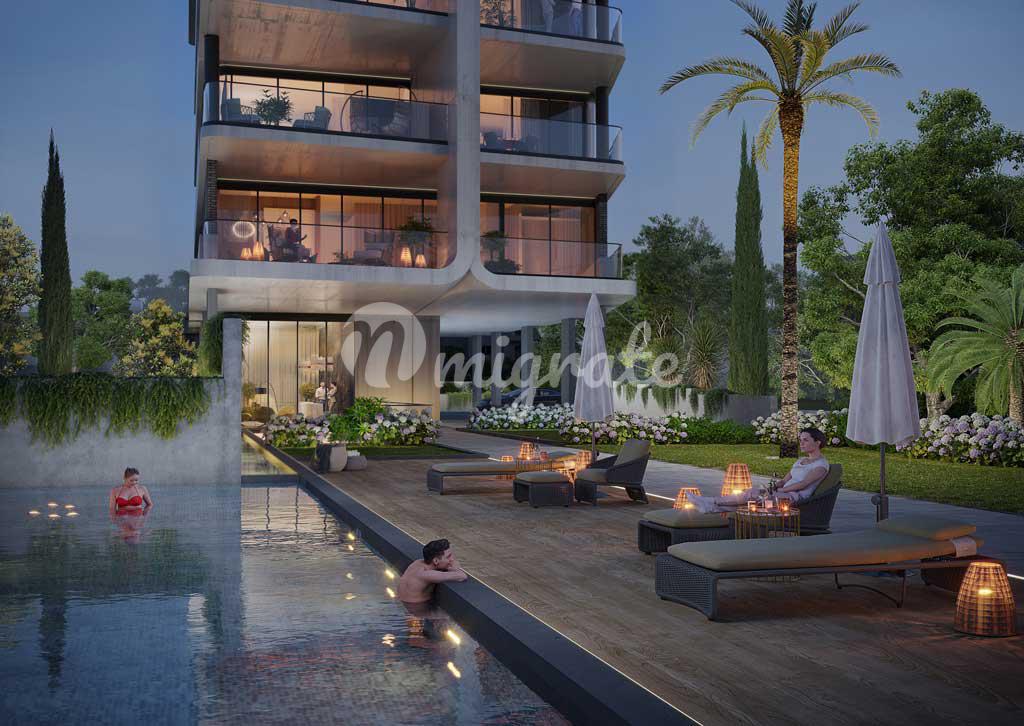 Современный комплекс с видом на Средиземное море (Capri House (BBF))